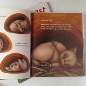 A feast for wombat - click here for a larger image